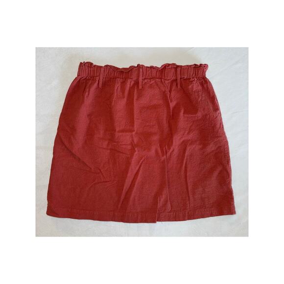 Hesperus Pink Women's Skater Mini Skirt L Buttons Pockets Stretch Waist EUC - Picture 5 of 7